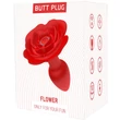 Kép 11/18 - B-Series Cuta - Rose Rotating Anal Plug - 10 funkciós, rózsa alakú, wireless análdugó (USB) - piros 