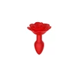 Kép 5/18 - B-Series Cuta - Rose Rotating Anal Plug - 10 funkciós, rózsa alakú, wireless análdugó (USB) - piros 