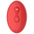 Kép 6/18 - B-Series Cuta - Rose Rotating Anal Plug - 10 funkciós, rózsa alakú, wireless análdugó (USB) - piros 