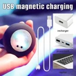 Kép 5/11 - B - Series Cute - Lighting Anal Plug - Up&amp;Down funkciós, wireless, világító análdugó (USB) - fekete