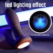 Kép 7/11 - B - Series Cute - Lighting Anal Plug - Up&amp;Down funkciós, wireless, világító análdugó (USB) - fekete