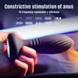 Kép 8/11 - B - Series Cute - Lighting Anal Plug - Up&amp;Down funkciós, wireless, világító análdugó (USB) - fekete