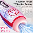 Kép 5/11 - B - Series Fox - Masturbator - 7 funkciós, interaktív szívó és vibráló maszturbátor (USB)