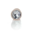 Kép 4/8 - B - Series HeavyFun - Jewellery Plug Medium - áttetsző kristályos fém análdugó (M) - barack/arany