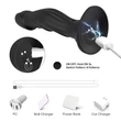 Kép 2/12 - B - Series Joy - Optimus Black - 9 funkciós, rögzíthető, élethű, multifunkciós vibrátor és masszírozó (USB) - fekete