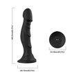 Kép 8/12 - B - Series Joy - Optimus Black - 9 funkciós, rögzíthető, élethű, multifunkciós vibrátor és masszírozó (USB) - fekete