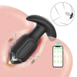 Kép 7/8 - B - Series Lyla - Bliss App - Vibrating Anal Plug - 9 funkciós, websmart, rotációs análdugó (USB) - fekete 