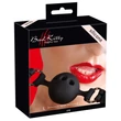 Kép 1/7 - Bad Kitty - Naughty Toys - Gag Silicone - állítható szilikon szájpecek (fekete)