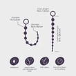 Kép 4/6 -  Crushious - 10 Bead Anal Chain - 10 szemes análsor (pink)