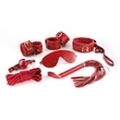 Kép 10/12 - Crushious - Dungeons &amp; Maiden BDSM Kit - prémium BDSM szett (7db/cs) - piros