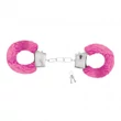 Kép 2/5 - Crushious - Love Cuffs Furry Handcuffs - fém bilincs plüssel (pink)