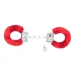 Kép 2/6 - Crushious - Lovers's Dream Bondage Kit Red - szerelmesek kötöző szettje (bilincs/cirógató/szemfedő) - piros