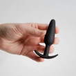 Kép 6/8 - Crushious - Tic Silivone Anal Plug Small - kicsi szilikon análhorog (fekete)