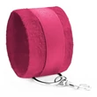 Kép 4/6 - Crushious - Tough Love Velcro Handcuffs with Extra 40cm Chain - állítható csuklópánt 40 cm-es lánccal (pink)