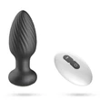 Kép 5/11 - Crushious - Twister Rotating Anal Plug with RC - wireless, rotációs vibráló análdugó (USB) - fekete