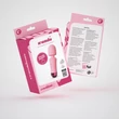 Kép 10/10 - Crushious - Wanda Mini Rechargeable Wand - 10 funkciós mini masszírozó vibrátor (pink)