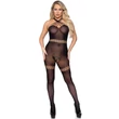 Kép 8/12 - Leg Avenue - Twisted Strap Bodystocking - hátul nyitott, erotikus testharisnya (fekete)