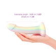 Kép 3/4 - Love to Love - Dildolls - Fantasia - rögzíthető, foszforeszkáló, élethű G-pont dildó (14,8cm) - multicolor