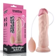 Kép 1/6 - Lovetoy - 8.5&quot; Soft Ejaculation Cock -  spriccelő, élethű, rögzíthető dildó (natúr)