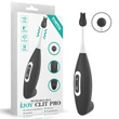 Kép 1/23 - Lovetoy - IJOY Rechargeable Clit Pro Vibrator - 8 funkciós léghullámos csiklóizgató és masszírozó vibrátor (USB) - fekete