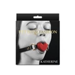Kép 1/3 - NS Toys - Fetish &amp; Fashion - Katherine - állítható, szív alakú szájpecek (piros)