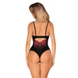 Kép 2/7 - Obsessive - Rosenty - csipkével díszített, virág motívumos body (M/L)