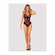 Kép 3/7 - Obsessive - Rosenty - csipkével díszített, virág motívumos body (M/L)