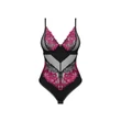 Kép 5/7 - Obsessive - Rosenty - csipkével díszített, virág motívumos body (M/L)