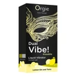 Kép 3/3 - Orgie - Dual Vibe! Kissable Liquid Vibrating Lemon Gin And Tonic - prémium, ízesített folyékony vibrátor (15ml) 