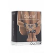 Kép 2/3 - Ouch! - Leather Hand and Legcuffs - bőrből készült csukló és boka kötöző szett (fekete)
