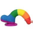 Kép 3/7 - Outlet - 7,5&quot; Prider Dildo - rögzíthető, rugalmas, élethű herés dildó (multicolor)