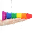 Kép 6/7 - Outlet - 7&quot; Prider Dildo - rögzíthető, rugalmas, élethű dildó (multicolor)