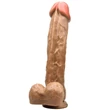 Kép 1/2 - Power Escorts - Rocket John 11,2&quot; -  élethű, rögzíthető, herés dildó (28,5cm) - natúr