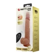 Kép 11/11 - Pretty Love - Jonathan 8,3'' Vibrating Dildo - 3 rezgési és toló funkciós, rögzíthető, távirányítású dildó (USB) - barna