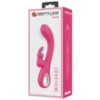 Kép 11/11 - Pretty Love - Novak - 12 funkciós G-pont vibrátor nyuszifüles csiklóizgatóval (USB) - pink