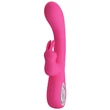 Kép 3/11 - Pretty Love - Novak - 12 funkciós G-pont vibrátor nyuszifüles csiklóizgatóval (USB) - pink
