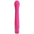 Kép 6/11 - Pretty Love - Novak - 12 funkciós G-pont vibrátor nyuszifüles csiklóizgatóval (USB) - pink