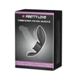 Kép 3/11 - Pretty Love - Vibration Penis Sleeve -  7 vibrációs, memóra funkciós péniszgyűrű csiklóizgatóval (USB) - fekete