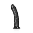 Kép 5/7 - RealRock - Curved Realistic Dildo with Suction Cup 7&quot; - rögzíthető ,élethű G-pont dildó (20cm) - fekete