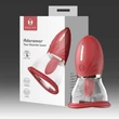 Kép 1/4 - Realov - Adoramor Magic Tongue Pleasure - 6 szívó és 6 nyalogató funkciós csiklóizgató vibrátor (USB) - piros