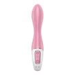 Kép 4/5 - Satisfyer - Air Pump Vibrator 2 - prémium, 12 funkciós, tágítható G-pont vibrátor (USB) - halvány-piros