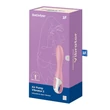 Kép 1/5 - Satisfyer - Air Pump Vibrator 2 - prémium, 12 funkciós, tágítható G-pont vibrátor (USB) - halvány-piros