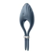 Kép 5/6 - Satisfyer-Duelist Ring Vibrator - prémium, 12 funkciós, állítható vibrációs péniszgyűrű (USB) - sötétkék