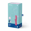 Kép 4/4 - Satisfyer - Mono Flex - prémium, dupla motoros, websmart csiklóizgató és G-pont vibrátor (USB) - piros