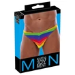 Kép 1/5 - Svenjoyment - Men's Thong Rainbow - szivárvány színű férfi tanga (L)
