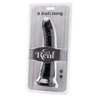 Kép 2/2 - ToyJoy - Get Real - 8 Inch Dildo - élethű, rögzíthető dildó (fekete)