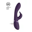 Kép 12/12 - Vive - Cato - Pulse G-spot Rabbit - 10 funkciós, nyuszifüles csiklóizgató és G-pont vibrátor (USB) - lila