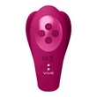 Kép 3/10 - Vive - Yoko - prémium, 3 motoros, 10 funkciós csiklóizgató vibrátor kétágú nyulvánnyal (USB) - pink