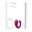 Kép 7/10 - Vive - Yoko - prémium, 3 motoros, 10 funkciós csiklóizgató vibrátor kétágú nyulvánnyal (USB) - pink