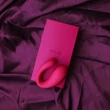 Kép 8/10 - Vive - Yoko - prémium, 3 motoros, 10 funkciós csiklóizgató vibrátor kétágú nyulvánnyal (USB) - pink